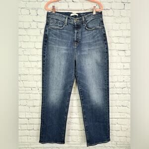 FIDELITY DENIM Happy Daze Max High Straight Jeans 30 NWT*